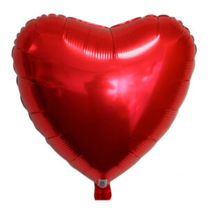 Globo en forma de corazón